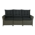 thumbnail image 5 of Asti All-Weather Wicker 4-Piece Outdoor Seating Set with Two Reclining Chairs and Two Ottomans, 5 of 10
