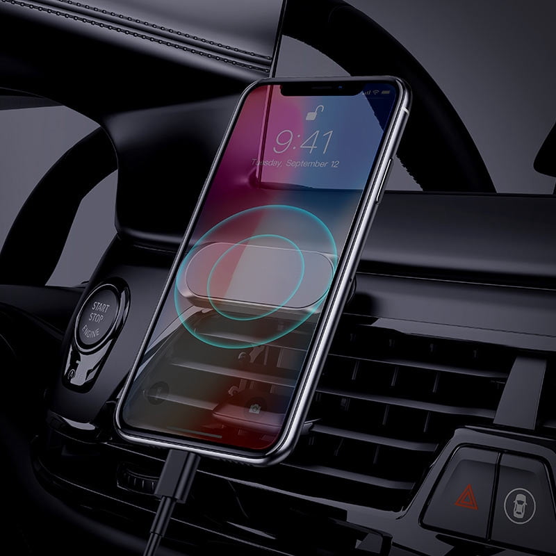 Universal Stick On Rectangle Flat Dashboard Magnetic Car Cell Phone Mount Holder for iPhone Samsung Smartphones