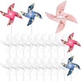 thumbnail image 2 of Great promotion! 24 Pack Sublimation Blank Pinwheels DIY Pinwheels Craft Color Your Own Wind Spinners Toy Crafts DIY White Pinwheels Painting Party Favors Pinwheels Popular!, 2 of 5