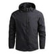thumbnail image 1 of Men's Lightweight Thin Bomber Jacket, Black, 3XL, 1 of 5