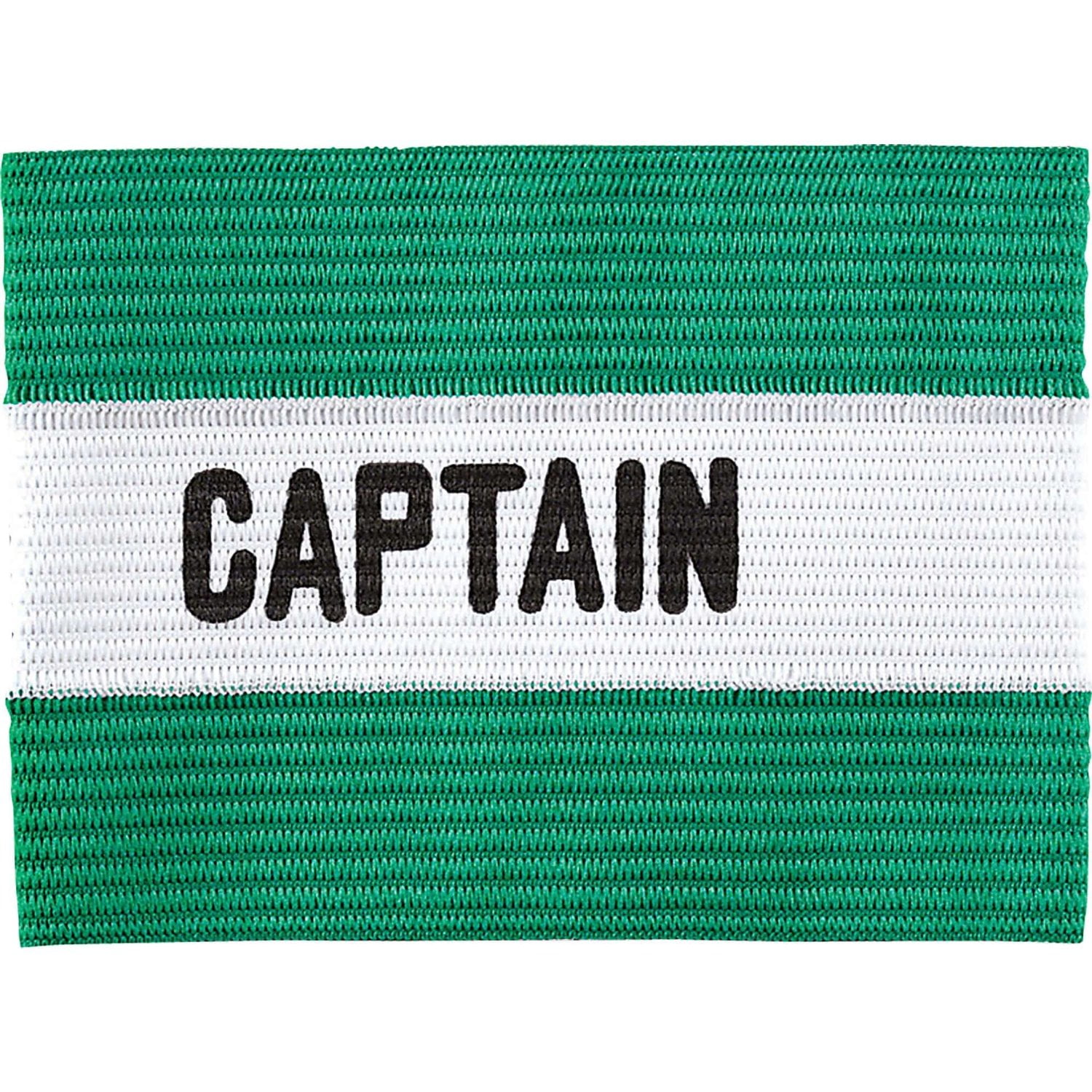 Youths & Men's Elasticated Sports Captains Armband Band Adjustable #2 green 