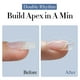 thumbnail image 3 of Esmalte de uñas Double Rhythm Clear Gel, 15 ml, fortalecedor de uñas, 3 of 7