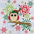 thumbnail image 3 of CafePress - Christmas Owl Women's T Shirt - Women's Classic T-Shirt, 3 of 4