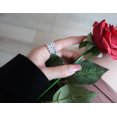 thumbnail image 5 of Womens Diamond Cut Zircon Ring Sterling Silver Inlaid Wedding Engagement Jewelry Elegant Gift For Her Style Up, 5 of 5