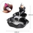 thumbnail image 2 of Ceramics Waterfall Incense Burner, Backflow Incense Burner Aromatherapy, Incense Seat, 2 of 4