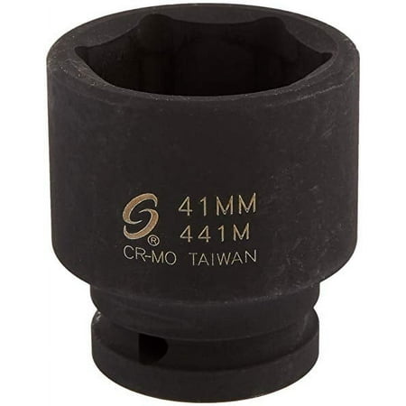 UPC: 0613364604410 | Sunex Tools 441M – 3/4 Drive 41MM Impact Socket