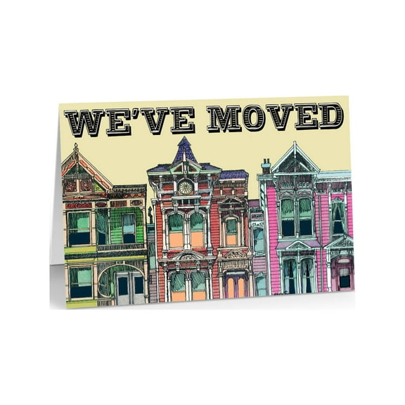We've Moved City-Themed Note Card - 10 Cards and Envelopes - 14255