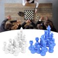 thumbnail image 2 of Filfeel King Height 49mm Plastic Chess Pieces,32PC Medieval Plastic Chess Pieces Set King Height 49mm Without Chessboard for Competition, 2 of 8