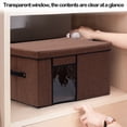 thumbnail image 4 of Moving Supplies Qwtwty Washable Perspective Window Fabric Art Treasure Chest for Household Clothes Storage And Miscellaneous Textile Sorting Box on Clearance, 4 of 8