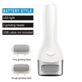 thumbnail image 1 of MORESEC Electric Foot File, Rechargeable Electric Foot File, Callus Remover for Dead Skin, Portable Foot Grinder with LED Light, Wet Dry Foot Pedicure Tool, USB Charging Foot Care Device, 1 of 9