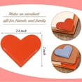 thumbnail image 4 of CAROOTU PU Leather Heart Bookmark Creative Book Corner Protective Cover Bookworm Present for Book Lover New, 4 of 6