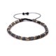 thumbnail image 1 of Nvzi Pulseras de cuentas para hombres: pulsera de cuentas ajustable con cuentas de cristal curativo de 4 mm, color negro, 1 of 4