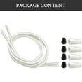 thumbnail image 5 of Endoto Shoelaces for Hey Dude Elastic Strings Replacement Laces Shoes(Color:Cream,Size:17Inch), 5 of 5