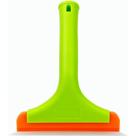 19cm Long Silicone Squeegee for Shower Door, Mirror, Car Windowshield, All Purpose Squeegee for Window Film Application (Green)