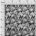 thumbnail image 2 of oneOone Polyester Spandex Black Fabric Tropical Palm Tree Diy Clothing Quilting Fabric Print Fabric By Yard 56 Inch Wide, 2 of 6
