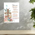 thumbnail image 2 of Inspirational Bible Verses Wall Decor,You Are Beautiful Flower Cross Canvas Poster Print Wall Art,Christian Positive Affirmation Wall Art Decor,Scripture Home Office Bedroom Decoration, 2 of 6