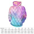 thumbnail image 2 of Colorful Fish Scale Pattern Men's Women New Sweatshirt Hoodie Men's Plus Size Sweatshirt Hooded Sweatshirt 3d Printed Street Men's Cloth, 2 of 6