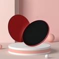 thumbnail image 5 of Colaxi 2 Pcs Curseurs de Base d'Exercice Curseurs de Mise en Forme Compacts pour Pilates Yoga Gym à Domicile Rouge, 5 of 5