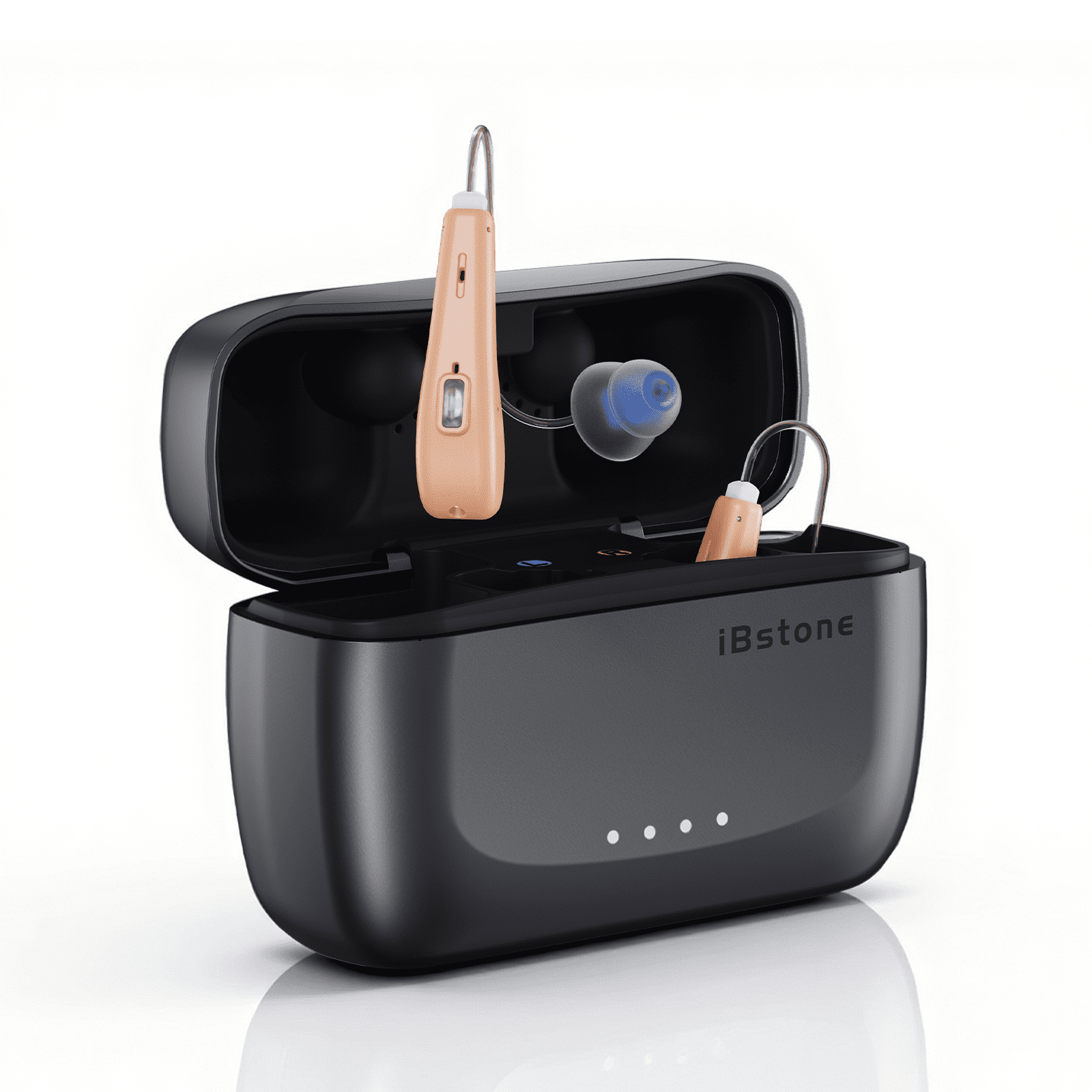 iBstone Edge BTE Hearing Aids for Seniors, IP67 Waterproof, Fast Charging, Long Battery Life