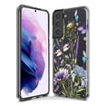 thumbnail image 3 of MUNDAZE Samsung Galaxy S23 Plus Shockproof Clear Hybrid Protective Phone Case Lavender Dragonfly Butterflies Spring Flowers Cover, 3 of 5