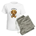 thumbnail image 5 of CafePress - Cockapoo Tan IAAM Pajamas - Women's Short Sleeve Print T-Shirt and Pants Light Cotton Pajama Set, 5 of 7