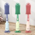 thumbnail image 2 of Baby and Toddler 3-in-1 Silicone Bottle Brush, Cup Brush, Nipple Brush, Straw Brush - Yanbolan, 2 of 5
