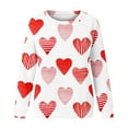 thumbnail image 4 of VALMASS Women's Valentine's Days Graphic Sweatshirts Long Sleeve Pullover Tops Fashion Cute Print Crewneck Sweatshirts (L, White-A), 4 of 4