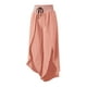 thumbnail image 3 of Gibobby Casual Pajama Pantalones de yoga sueltos con cintura elástica y cintura alta para mujer Pantalones largos casuales (Pink, XL), 3 of 5