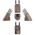 thumbnail image 3 of Cangshan TC Series 1021219 Swedish 14C28N Steel Forged 8-Piece Knife Block Set, Walnut, 3 of 6