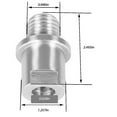 thumbnail image 7 of findmall 5/8" Shopsmith to 1" x 8tpi Lathe Headstock Spindle Adapter New, 7 of 7