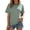 Green, variant on Womens Oversized Striped T Shirts Short Sleeve Fashion 2026 Casual Crewneck Summer Y2K Clothes (Pink, S)