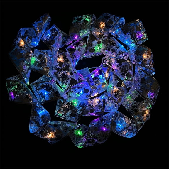 TERGAYEE LED Ribbon Easter Lights,Easter Lights String Waterproof Ribbon String Lights,Party Decoration Indoor Outdoor Hanging Decorations Can Bent DIY Decor