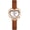 Brown, variant on Luxury Women's Watch Heart Shape Case Diamonds Leather Strap Quartz Waterproof Elegant Casual Ladies Wirstwatch