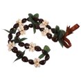 thumbnail image 1 of AURARMLET Guirnalda De Hawaiana Para Graduación Con Nueces Negras Y, 1 of 8