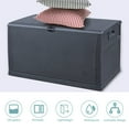thumbnail image 6 of Outdoor Storage Box, Large 120 Gallon Patio Resin Waterproof Grey Deck Box Outdoor, 6 of 9