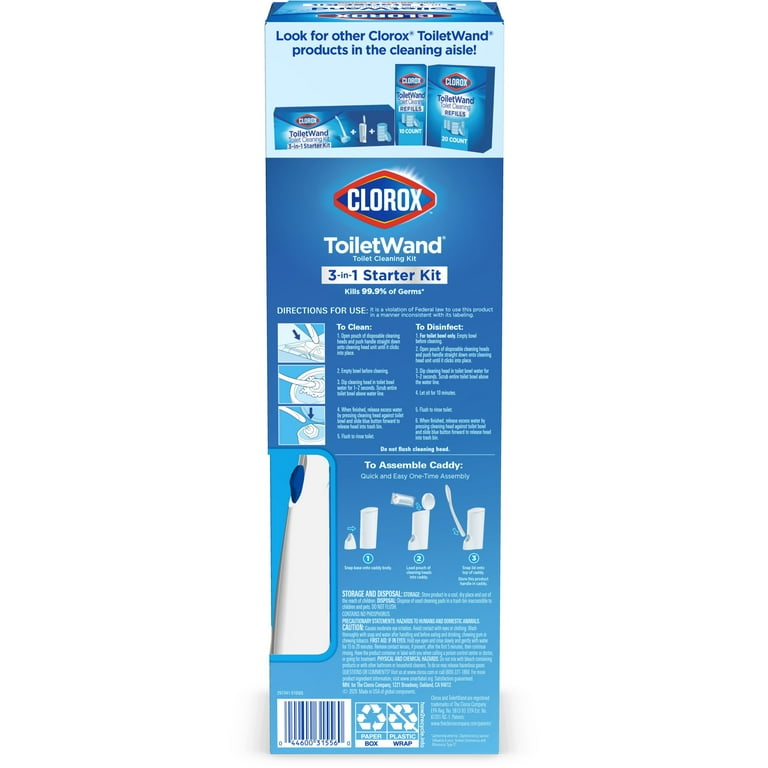 Clorox ToiletWand Disinfecting Disposable Toilet Cleaning, 41 OFF