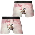 thumbnail image 3 of Every Fart is Love Note Exotic Shorthair Guilty Face Happy Valentine's All Over Print Boxer Briefs Underwear for Men Dad Cat Lover Kitten Owner Gifts - 01016, 3 of 6