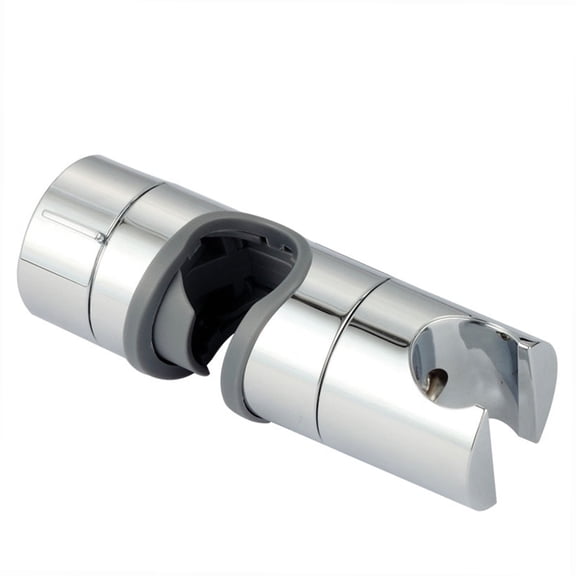 Htovila Adjustable Hand Shower Bracket for Slide Bar 18-25MM Diameter Polished Chrome Replacement Handheld Shower Head Holder