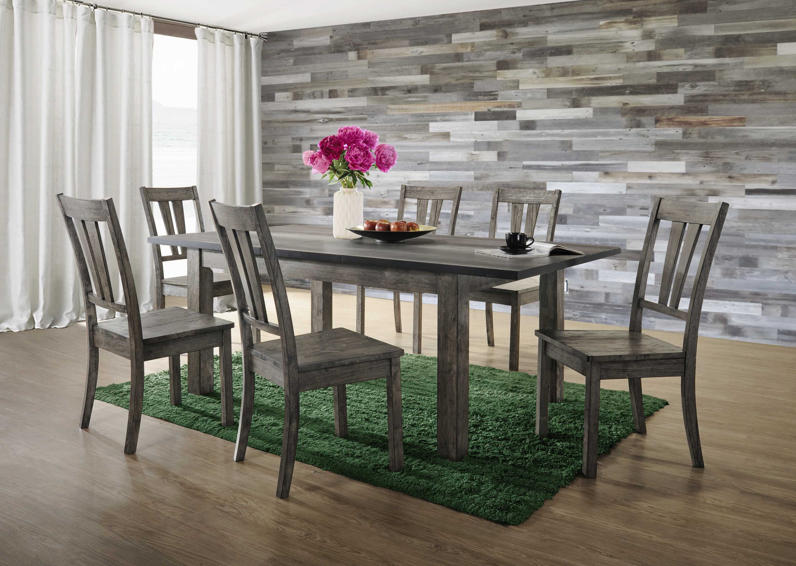 Picket House Furnishings Grayson Dining 7PC Set Grey Oak