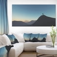 thumbnail image 1 of Man Looking from Mountain - Landscape Canvas Art Print, 1 of 4