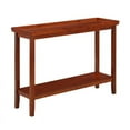 thumbnail image 2 of Convenience Concepts Ledgewood Console Table with Shelf in Warm Cherry Wood, 2 of 5