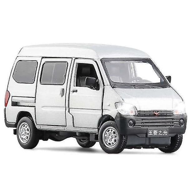 Coche de juguete fundido a presión Wuling Bread, aleación a escala 1:32 y plástico