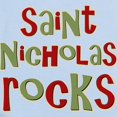thumbnail image 2 of CafePress - Saint Nicholas Rocks Infant Bodysuit - Baby Light Bodysuit, Size Newborn - 24 Months, 2 of 4