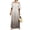 Gray, variant on Turilly Summer Dresses for Women 2026 Shoulder Ruffle Loose Puff Sleeve Maxi Dress Flowy Beach Vacation Dress