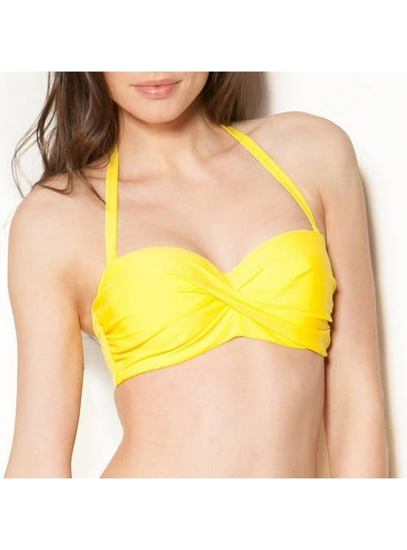 Women's Twist Bandeau Bikini Top--Choose Your Bra Size For The Perfect Fit