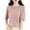 Pink, variant on HAPIMO Women's Trendy Loose Basic Pullover Summer Tees Solid Color Short Sleeve Crew Neck Shirts for Teen Girls Casual Relaxed Workout Blouses Black L