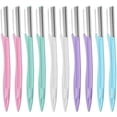 thumbnail image 1 of FEPITO 20Pcs Eyebrow Razors Multipurpose Exfoliating Dermaplaning Tool Trimming and Shaving Grooming Eyebrow Face Razor and Eyebrow Shaper For Women and Man With Precision Cover(5 Colors), 1 of 7
