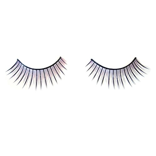 Coveted Cosmetics False Eyelashes Natural Feather Hand Made Human Hair Fake Falsies Lashes (5 Pair, Geisha)