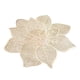 thumbnail image 1 of Mantel individual de PVC con forma de flor, impermeable, para comedor familiar, portátil, para cocina, restaurantes, fiestas en casa., 1 of 7