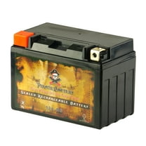 Pirate Battery Pirate Battery Pb-m00039-10000 Ytx12a-bs High Performance Maintenance Free Sealed AGM Motorcycle Battery